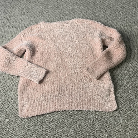 Ellen Tracy Womens Sweater‎ Size Large Pink Long Sleeves Cozy Pullover Crew Neck - Picture 2 of 8